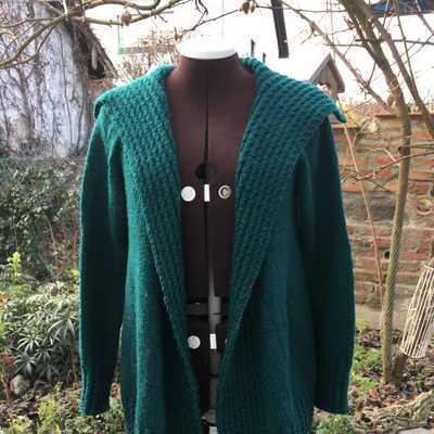 Strickjacke smaragdgrün